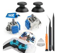 Joysticks para PS5 TMR Electromagnético Joystick Compatible con Sony Playstation 5 PS5 Controlador Anti-Drift Sticks con Thumbsticks Repuesto con Reparar Kit(2Pack)