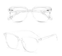 Joysuelly 2 PCS Gafas con Filtro De Luz Azul, Transparentes Gafas Juegos para Computadora Reducen la Fatiga Visual Filtro Azul SúPer Ligero para Mujeres y Hombres
