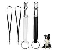 Joysuelly 2 Piezas Silbatos para Perros, Ajustables Silbato Antiladridos Ntiladridos para Entrenamiento Silbato Ultrasónico Perros Accesorios para Adiestramiento de Perros y Control de Ladridos