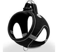 Joytale Arnés de Paso Perro Pequeño, Malla Suave Transpirable, Negro XXXS