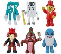 JOYTIX Set de 6 Figuras Brain Rot, 3D Tung Tung Tung Tung Sahur, Tralalero Tralala & BRR BRR Patapim