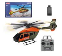 Joytopiaminds Helicóptero RC C190 H145 escala 1/30 con giroscopio de 6 ejes para adultos, helicóptero de control remoto de un solo rotor de 2.4G 6CH con retención de altitud y posicionamiento de flujo