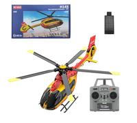 Joytopiaminds Helicóptero RC C190 H145 escala 1/30 con giroscopio de 6 ejes para adultos, helicóptero de control remoto de un solo rotor de 2.4G 6CH con retención de altitud y posicionamiento de flujo