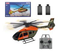 Joytopiaminds Helicóptero RC C190 H145 escala 1/30 con giroscopio de 6 ejes para adultos, helicóptero de control remoto de un solo rotor de 2.4G 6CH con retención de altitud y posicionamiento de flujo