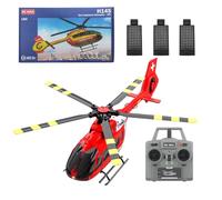 Joytopiaminds Helicóptero RC C190 H145 escala 1/30 con giroscopio de 6 ejes para adultos, helicóptero de control remoto de un solo rotor de 2.4G 6CH con retención de altitud y posicionamiento de flujo
