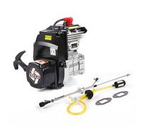 Joytopiaminds Motor de gasolina de 2 tiempos de alto par de 71 cc para modelos RC a escala 1/5, motor de arranque manual refrigerado por aire forzado para exhibición de experimentos de ciencias