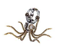 Joytopiaminds Rompecabezas de metal 3D para adultos, más de 1060 piezas, base de pulpo de metal steampunk con tentáculos ajustables, decoraciones creativas para el hogar u oficina
