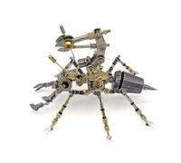Joytopiaminds Rompecabezas de metal 3D para adultos, más de 400 piezas, modelo de hormigas trabajadoras Steampunk, adorno único de arte de escritorio