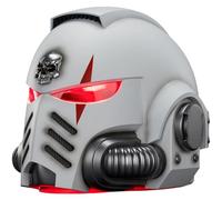 JOYTOY 1:1 White Scars MkX Helmet Warhammer 40K Figuras de acción Casco MkX Modelo coleccionable de 17.3 pulgadas, regalos de cumpleaños pre-pedido en julio
