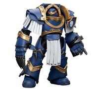 JOYTOY 1/18 Figura de juguete Warhammer The Horus Heresy, Ultramarines Cataphractii Terminator Squad Terminator with Lightning Claws, 13 cm Figura de colección, 15 años y más