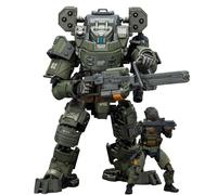 JOYTOY 1/18 Figuras de acción APOC Series Storm Tempestus Fire Support Type Mecha and Pilot 2 piezas modelo coleccionable regalos de cumpleaños coleccionables regalos de cumpleaños cantidad parcial de