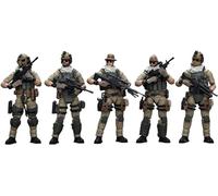 JoyToy 1:18 U.S.Army Delta Assault Squad - Paquete de 5 figuras de acción de 4.15 pulgadas
