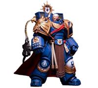 JOYTOY 1/18 Warhammer 40,000, Space Marine 2, Ultramarines Marneus Calgar, Chapter Master with MKX Gravis Armour and Gauntlets of Ultramar, 15 años y más