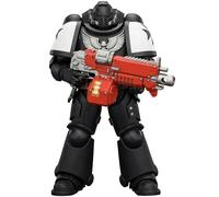 JOYTOY Black Templars Warhammer 40K 1/18 - Figuras de acción de Templarios Negros con rifle de perno, pistola de perno y espada de cadena de 4.84 pulgadas, modelo coleccionable de regalos de