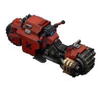 JOYTOY Blood Angels Warhammer 40K Figuras de acción Blood Angels Raider, bicicleta de combate con rifles de perno de doble enlace, modelo coleccionable de 8.66 pulgadas, regalos de cumpleaños