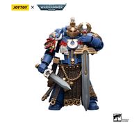 Joy Toy Figura Bloomage Tech WH40K Campeón del capítulo de la Guardia de Honor Ultramarines 1/18