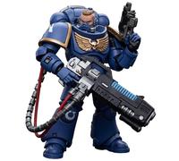 JOYTOY Brother Paxor Warhammer 40K 1/18 Figuras de acción Ultramarines Hellblasters Brother Paxor Modelo coleccionable 4.7 pulgadas Regalos de cumpleaños
