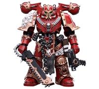 JOYTOY Crimson Slaughter Brother Maganar Warhammer 40K 1/18 Figuras de acción Chaos Space Marines Crimson Slaughter Brother Maganar Modelo coleccionable 4.8 pulgadas
