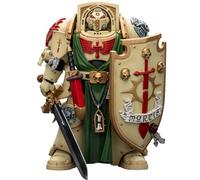 JOYTOY Dark Angels Deathwing Knight 3 Warhammer 40K 1/18 Figuras de acción Dark Angels Deathwing Knight 3 con espada de poder y escudo de tormenta, modelo coleccionable de regalos de cumpleaños de 5.6