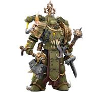 JOYTOY Death Guard Warhammer 40K 1/18 Figuras de acción Death Guard Plague Marine con hacha bubótica y cuchillo de la peste de 4.8 pulgadas, modelo coleccionable, artefactos, regalos de cumpleaños
