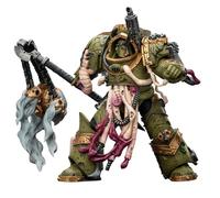 JOYTOY Figura de acción Death Guard Warhammer 40k 1/18 Blightlord Terminator 2 de la Guardia de la Muerte con Maza de la Corrupción. Regalos coleccionables, Juguetes para niños de 15 años en adelante