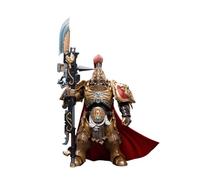 JOYTOY Figura de acción Warhammer 40K Adeptus Custodes Shield Capitán con Lanza Guardiana 1/18, colección de anime, modelo de regalo