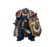 JOYTOY Figura de acción Warhammer 40k Ultramarines Victrix Honour Guard con escudo de tormenta y espada de poder, modelo de regalo de cumpleaños
