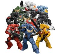 JOYTOY Intercesor Warhammer 40K 1/18 Figuras de acción intercesor con rifle de perno, pistola de perno y espada de cadena, 10 unidades, modelo coleccionable de 4.84 pulgadas, regalos de cumpleaños