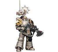JOYTOY Iron Warriors Warhammer 40K 1/18 Figuras de acción Iron Warriors MkII Legionary 2 con pistola Bolter y Bolt de 4.84 pulgadas, artefactos coleccionables