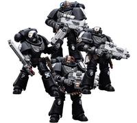 JOYTOY lron Hands Warhammer 40K 1/18 Figuras de acción lron Hands Intercessors 4 piezas modelo coleccionable 4.8 pulgadas regalos de cumpleaños