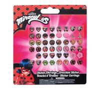 Joytoy- Miraculous: Tales of Ladybug & Cat Noir Personajes Pendientes con Pegatinas en Tarjeta de Respaldo (13 x 0,2 x 14 cm), dibujo animado, Multicolor, talla única (Joy Toy 65984)
