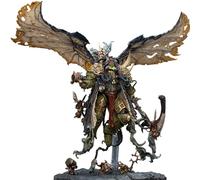 JOYTOY Mortarion Death Guard Warhammer 40K 1/18 Figuras de acción Mortarion Daemon Primarch 8.3 pulgadas Modelo coleccionable