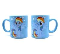 Joytoy- My Little Pony Taza de cerámica Rainbow Dash en caja, Color azul, 1 unidad (paquete de 1) (Joy Toy 95771)