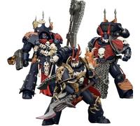 JOYTOY Night Lords Warhammer 40K 1/18 - Figuras de acción Night Lords First Captain Sevatar y Legion Praetor, 3 juegos de artefactos coleccionables, decoración de escritorio y regalo