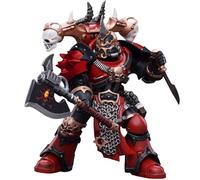 JOYTOY Red Corsairs Exalted Champion Gotor The Blade Warhammer 40K 1/18 Figuras de acción Chaos Space Marines Red Corsairs Exalted Champion Gotor The Blade Modelo coleccionable 4.8 pulgadas