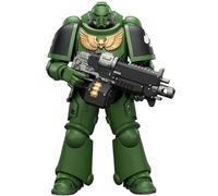 JOYTOY Salamanders Warhammer 40K 1/18 Figuras de acción intercesor de salamandras con rifle de perno, pistola de perno y espada de cadena de 4.84 pulgadas, modelo coleccionable de regalos de