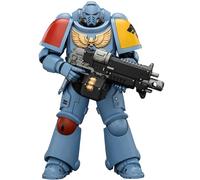 JOYTOY Space Wolves Warhammer 40K 1/18 - Figuras de acción de lobos espaciales intercesor con rifle de perno, pistola de perno y espada de cadena de 4.84 pulgadas, modelo coleccionable de regalos de