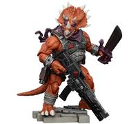 JOYTOY TMNT Triceraton Infantryman 1/18 TMNT-Triceraton Infantryman Action Figure, Removable Weapons Character Figure, Posable Joints, 5.2-Inch Collectible Model, Birthday Gift