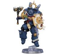 JOYTOY Ultramarines Warhammer 40K 1/18 - Figuras de acción de Capitán Ultramarines con paquete de salto y escudo reliquia de 4.9 pulgadas, modelo coleccionable de Warhammer Miniaturas