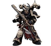 JOYTOY Warhammer 40k 1/18 Figura de acción Chaos Space Marines Black Legion elegida con Combi-melta y espada de cadena, regalos coleccionables, juguetes para niños de 15 años en adelante y adultos de