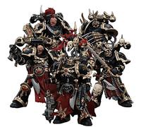 JOYTOY Warhammer 40k 1/18 Figura de acción Chaos Space Marines Black Legion Elegido Juego de 5 figuras coleccionables, juguetes para niños de 15 años en adelante y adultos de 4.95 pulgadas