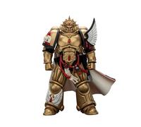 JOYTOY Warhammer 40k 1/18 Figura de acción coleccionable Blood Angels Capitán con pistola de perno pesado y espada de poder