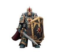 JOYTOY Warhammer 40K 1/18 - Figura de acción coleccionable de modelos de personajes Hijos de Horus 'Little' Horus Aximand, Capitán de la 5ª Compañía