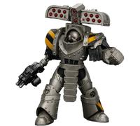 JOYTOY Warhammer 40k 1/18 Figura de acción de Lron Warriors Tyrant Siege Master Terminator con lanzacohetes, regalos coleccionables, juguetes para niños de 15 años en adelante y adultos de 5.4