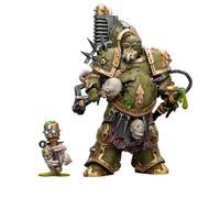 JOYTOY Warhammer 40K 1/18 Figura de acción Death Guard Foul Blightspawn con pulverizador de peste