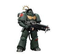 JOYTOY Warhammer 40K 1/18 Figura de acción Game Edition Dark Angels Intercesor pesado con rifle de perno pesado y pistola de perno