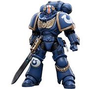 JOYTOY Warhammer 40k 1/18 - Figura de acción Ultramarines Primaris Teniente Argaranthe, regalos coleccionables, juguetes para niños de 15 años en adelante y adultos de 4.72 pulgadas