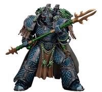 JOYTOY Warhammer 40K 1/18 - Figuras de acción Alpha Legion Alpharius, Primarca de la XXª Legión, modelo coleccionable de 7.4 pulgadas