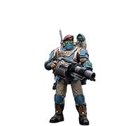 JOYTOY Warhammer 40K 1/18 Figuras de acción Astra Militarum Tempestus Scions Command Squad 55th Kappic Eagles Grenadier Modelo Coleccionable Regalos de cumpleaños