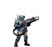 JOYTOY Warhammer 40K 1/18 Figuras de acción Astra Militarum Tempestus Scions Squad 55th Kappic Eagles Hot-Shot Volley Gunner Modelo Coleccionable Regalos de cumpleaños